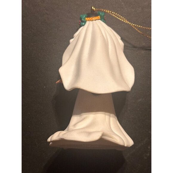 Disney Jasmine First Issue Hanging Ornament 5.5" White & Gold Princess Figure - Picture 3 of 6